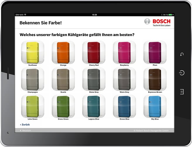Werbeagentur München straight - I-Pad-App